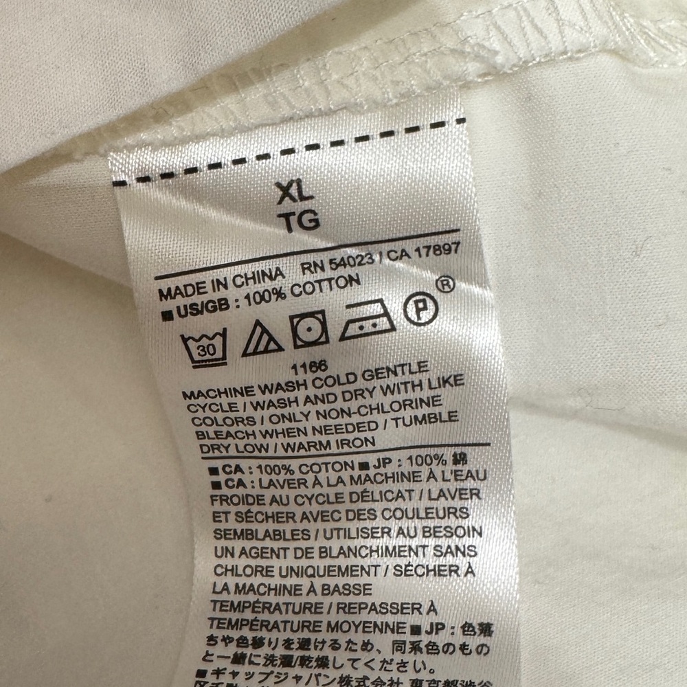 NWOT - Banana Republic Ravine Midi/Maxi Shirtdress | White | Size XL - Picture 7 of 7